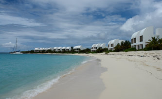 white sand beach in Anguilla