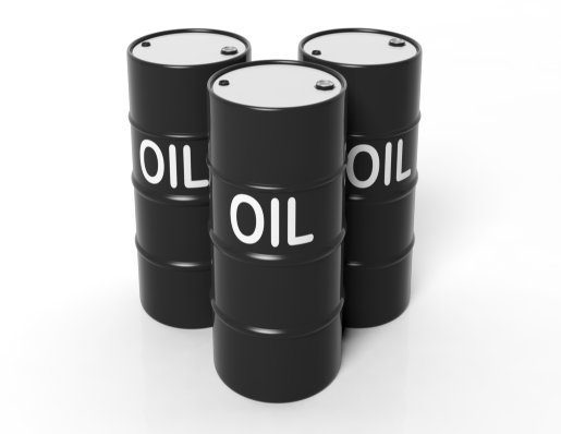 Drum of crude oil